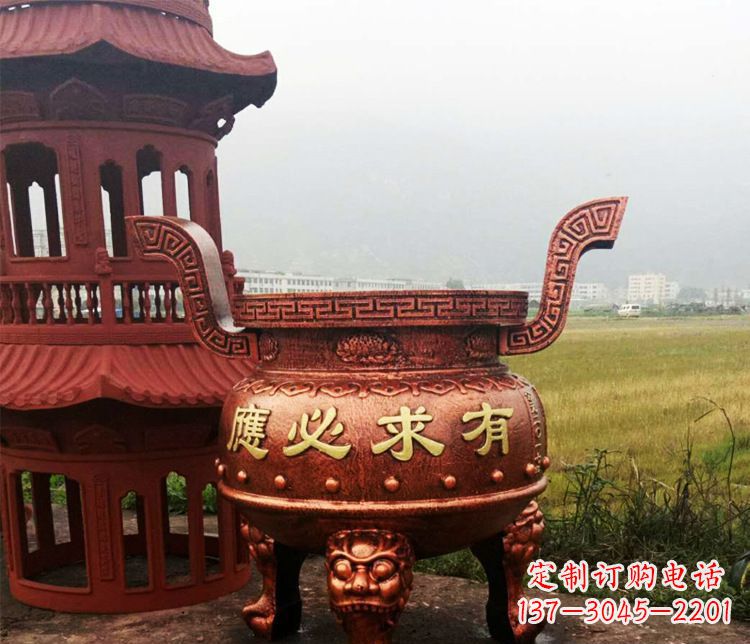太原铜雕景观香炉