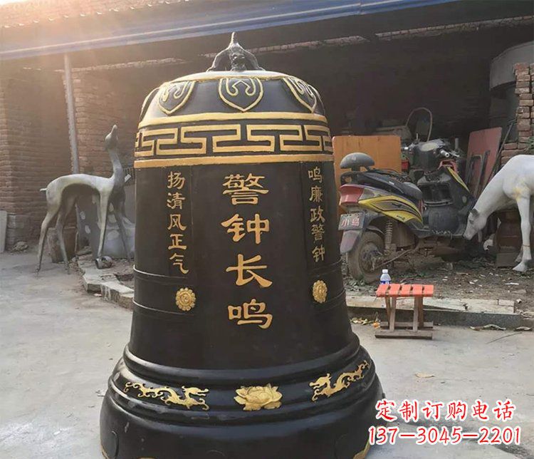 太原铜雕警钟长鸣寺庙雕塑