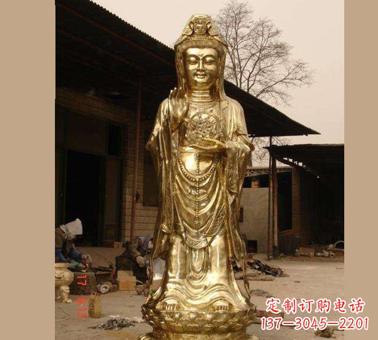 太原铜雕南海观音
