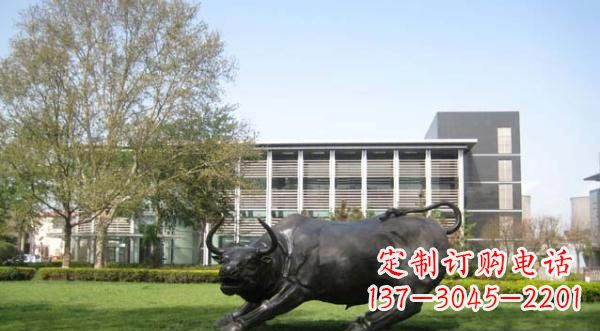 太原铜雕牛公园动物雕塑 (2)