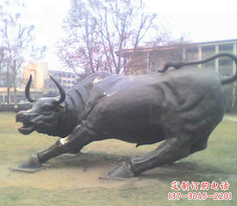 太原铜雕牛广场动物景观摆件 (2)