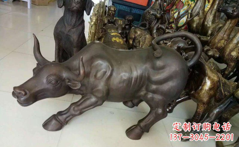 太原铜雕牛广场动物景观摆件 (5)