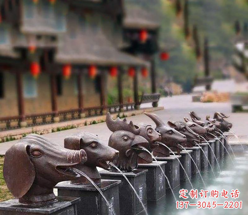 太原铜雕喷泉