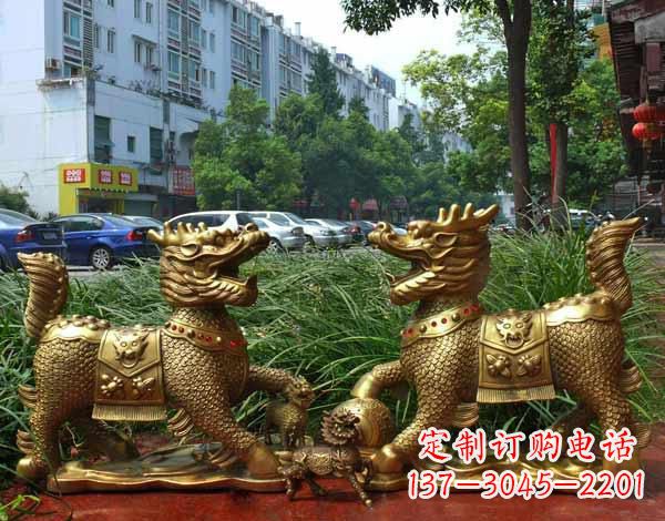 太原铜雕麒麟神兽
