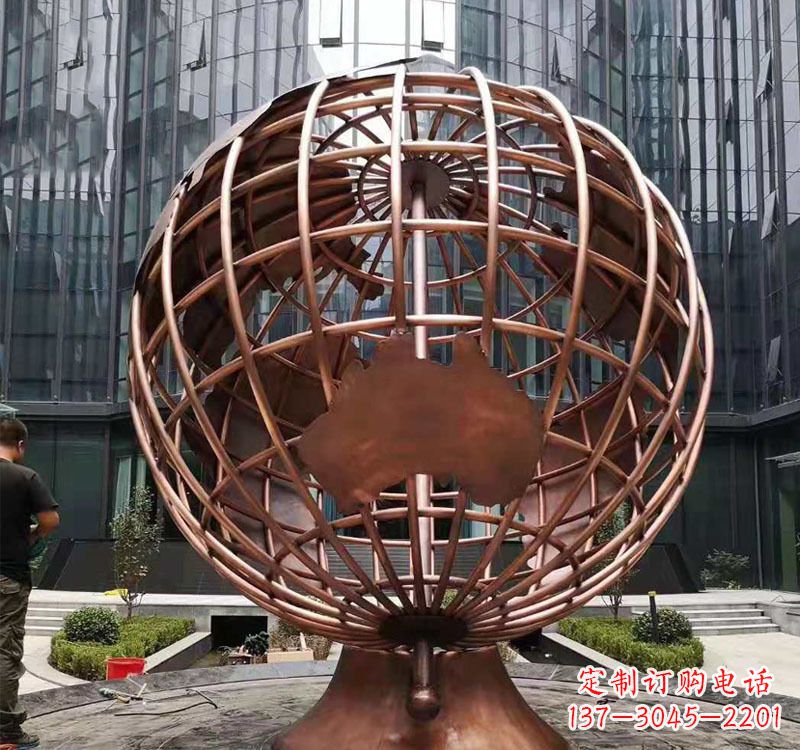 太原铜雕企业地球仪
