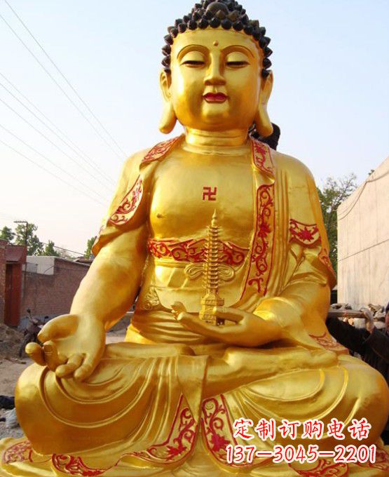 太原铜雕如来