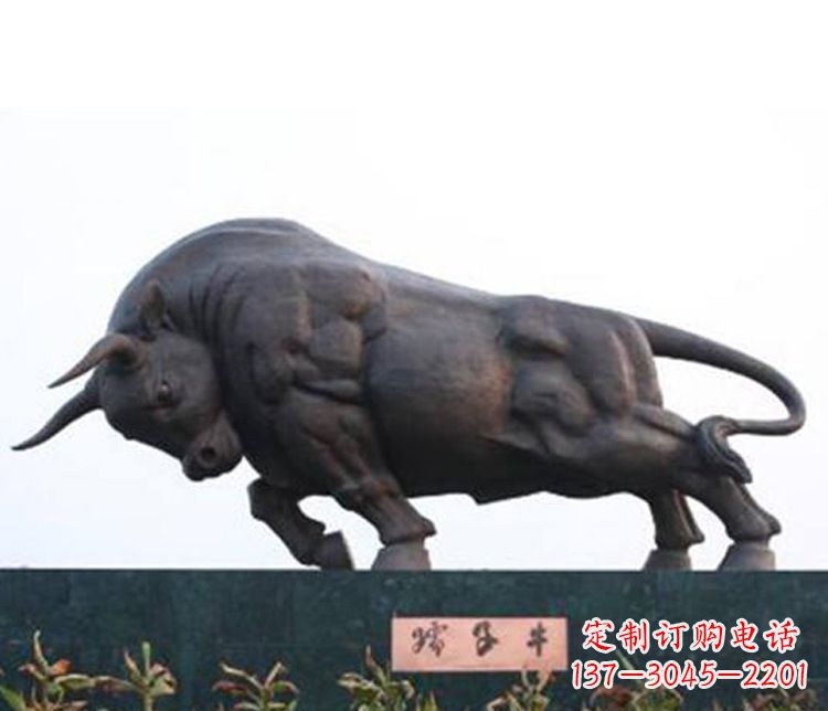 太原铜雕孺子牛动物雕塑