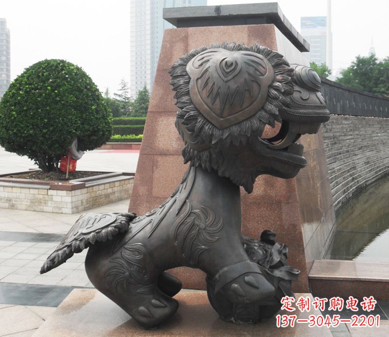 太原铜雕狮子