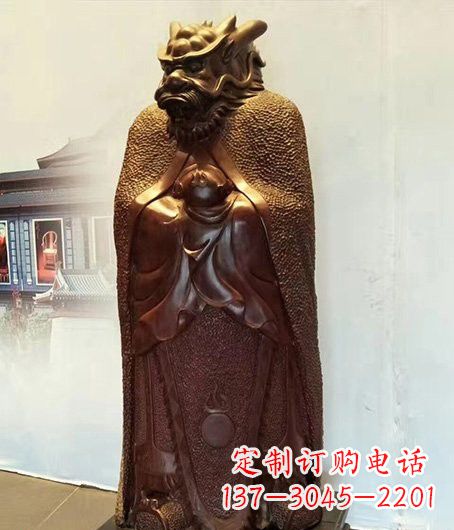 太原铜雕兽首人身十二生肖
