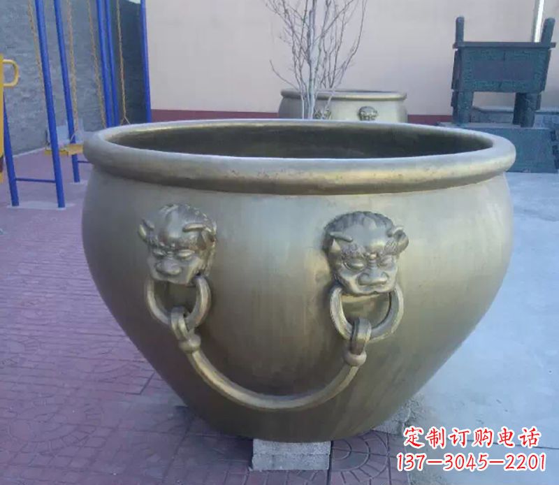 太原铜雕水缸