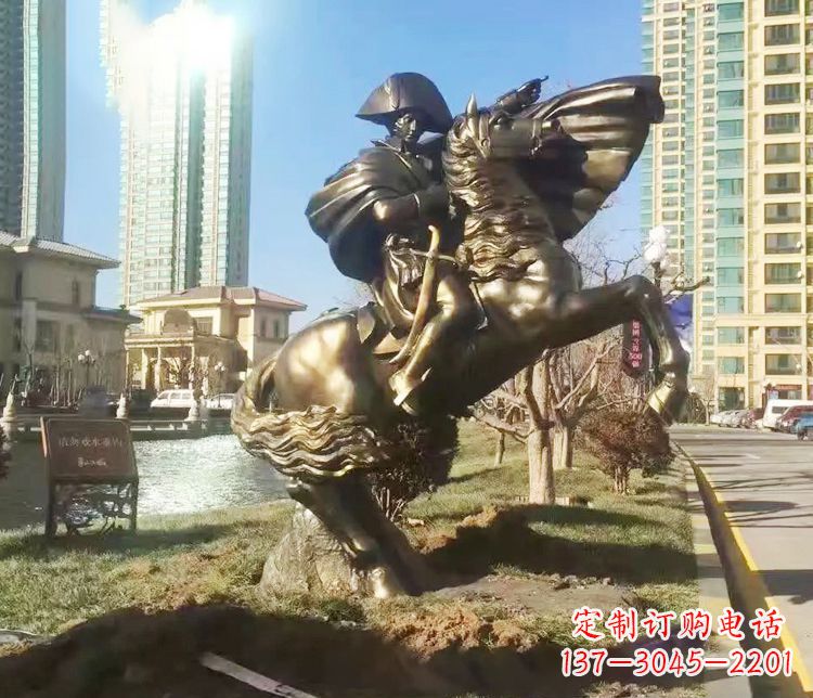 太原铜雕西方骑马雕塑人物