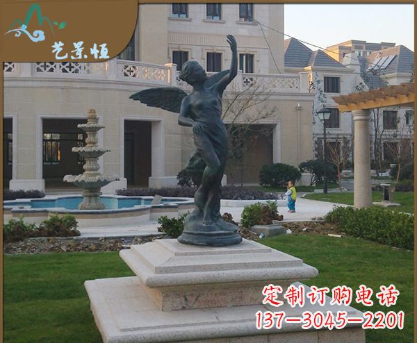 太原铜雕西方天使人物雕塑1