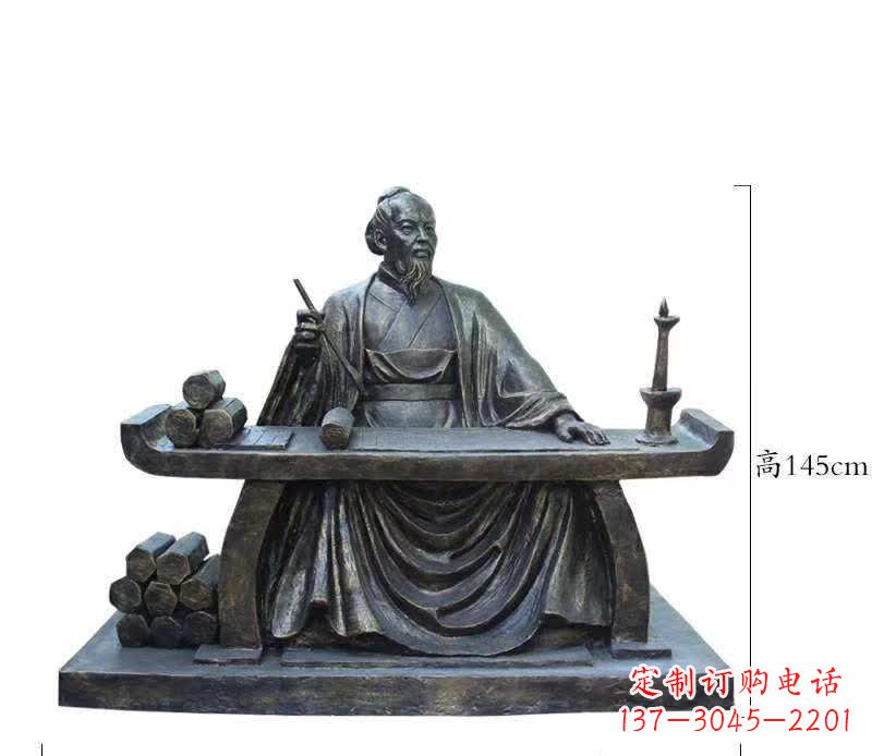 太原铜雕张仲景人物