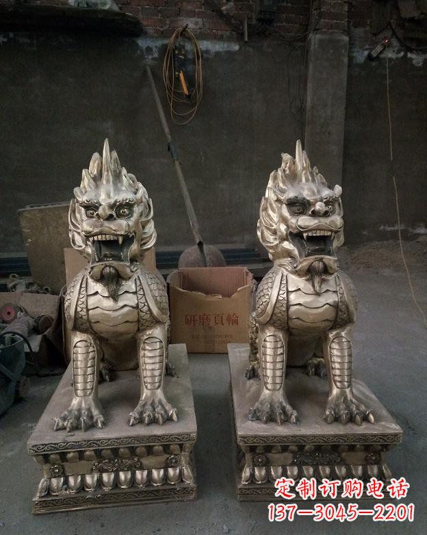 太原铜雕镇宅麒麟