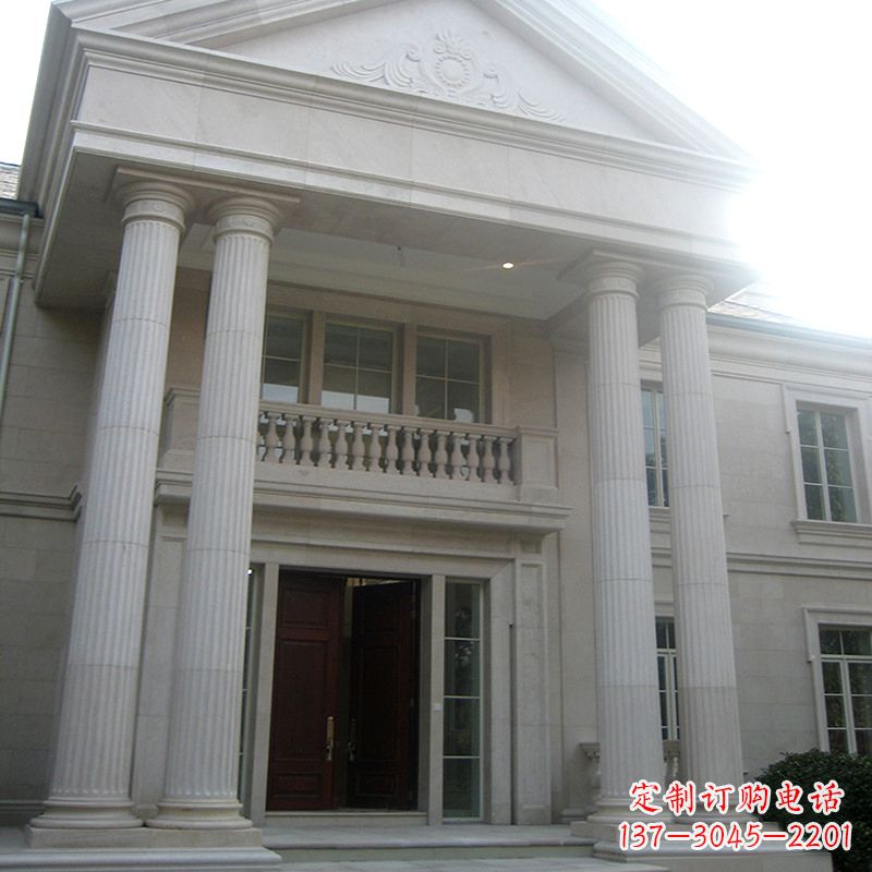 太原外墙罗马柱石雕