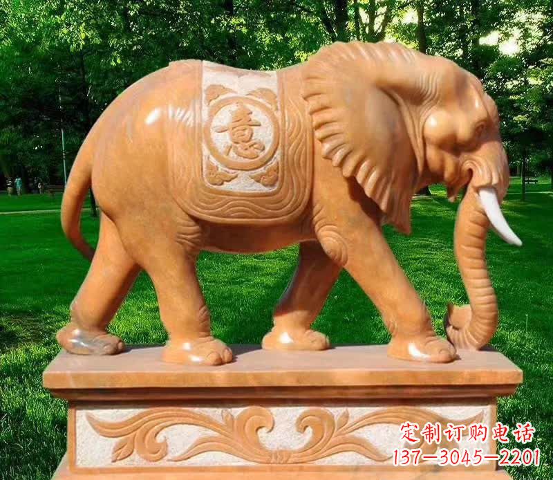 太原晚霞红园林如意大象