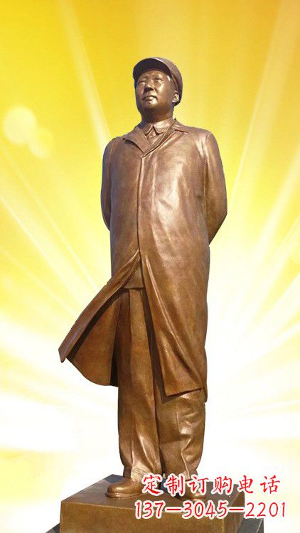 太原伟人毛主席铜雕
