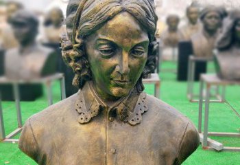 太原南丁格尔纯铜头像雕像——传承慈善精神