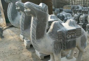 太原青石骆驼雕，把动物活灵活现