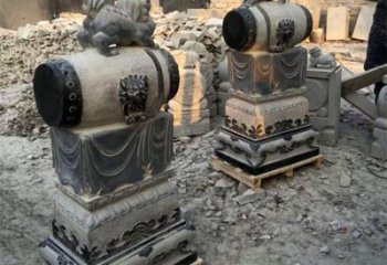 太原定制大象雕塑石雕门墩，传承中国古典文化