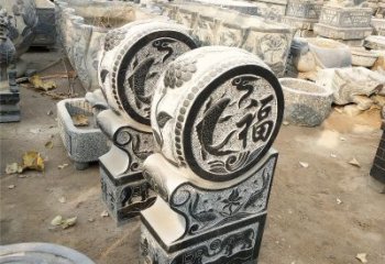 太原石雕门墩风水雕塑内容