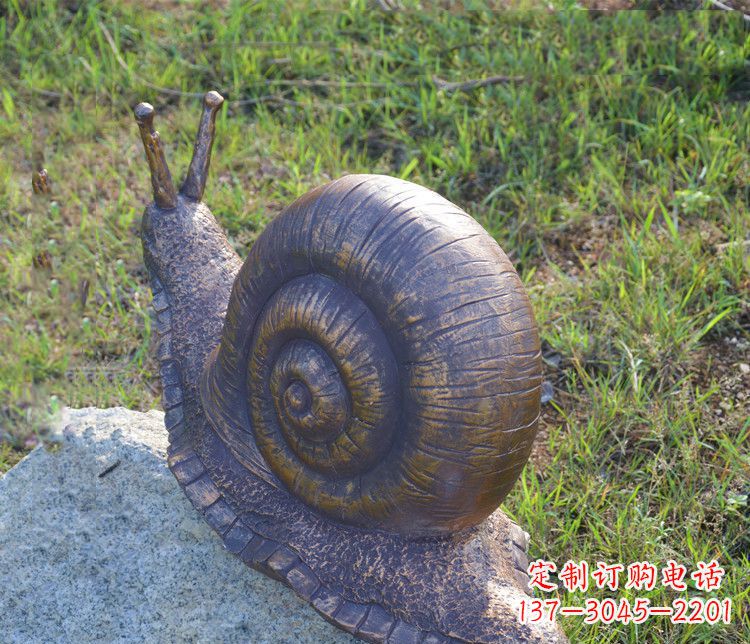 太原蜗牛铜雕