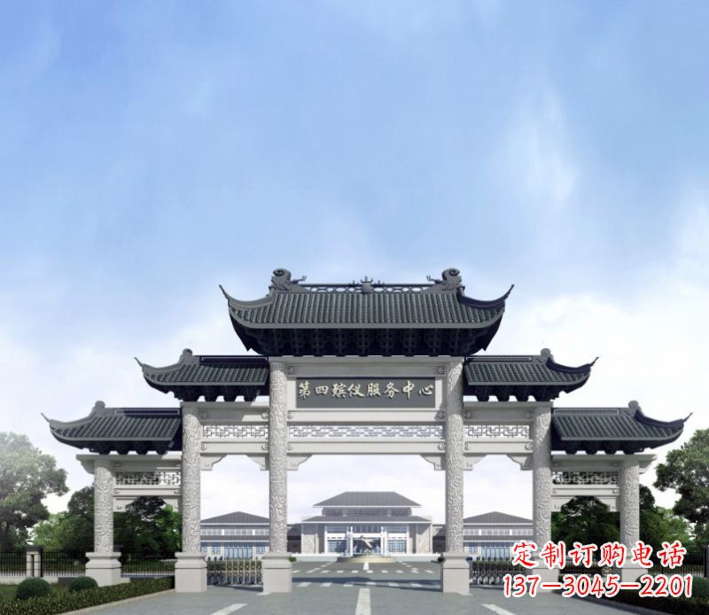 太原五门景观石牌坊