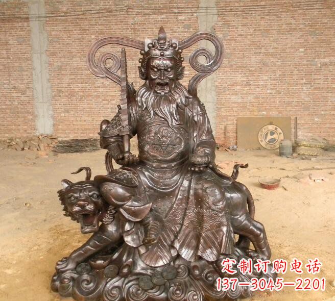 太原武财神赵公明铜雕