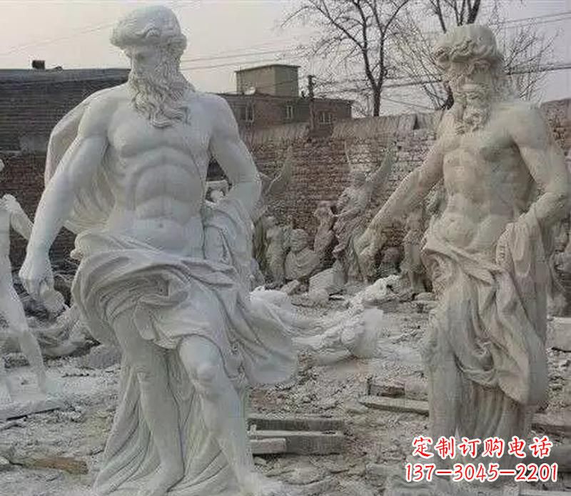 太原西方阿基米德人物石雕