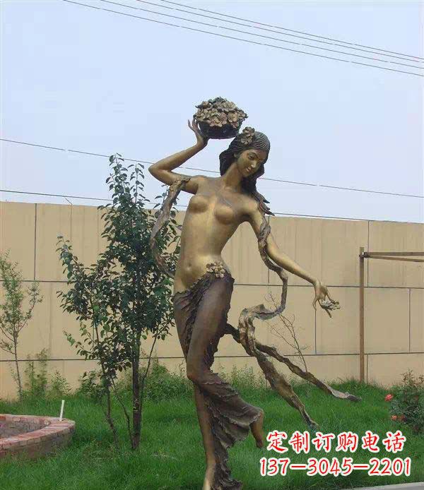太原西方美女公园人物铜雕
