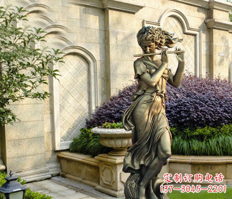 太原西方女人别墅景观铜雕塑