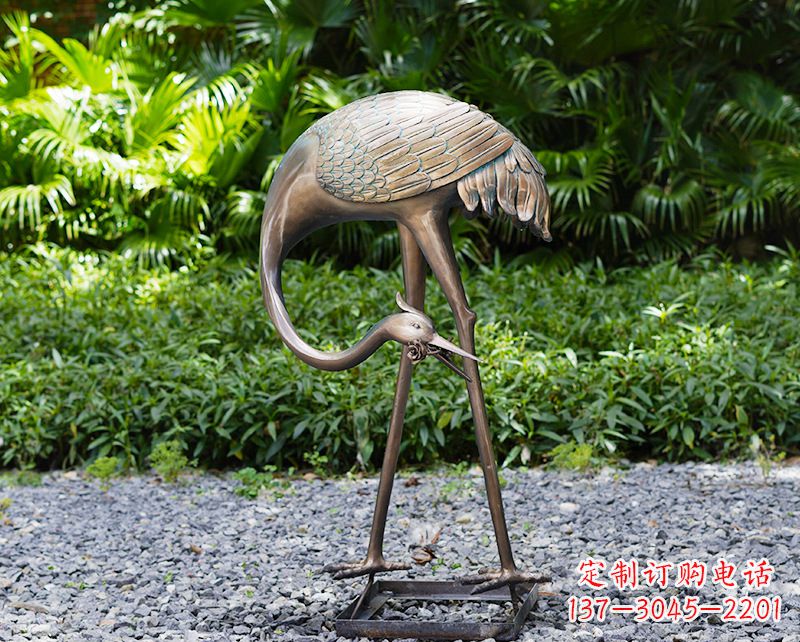 太原仙鹤雕塑喷泉