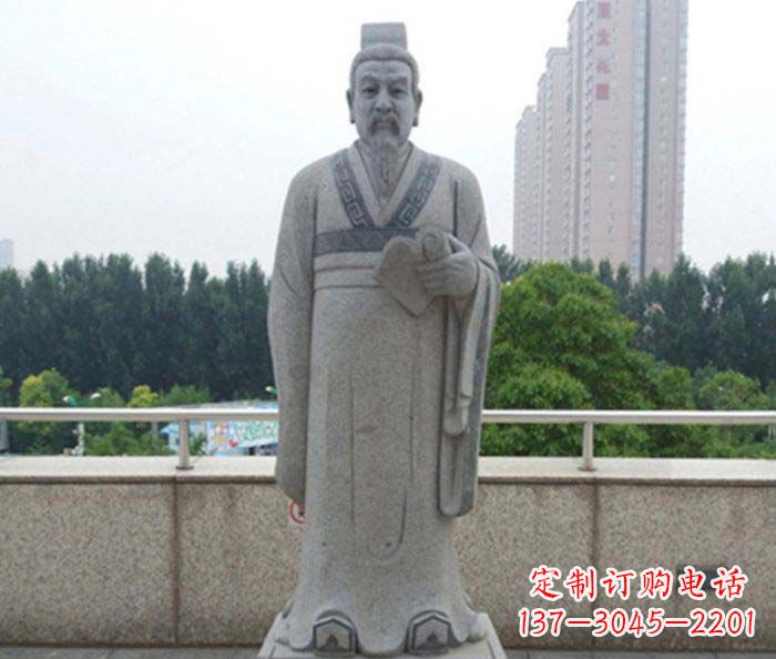 太原先秦法家代表人物商鞅石雕