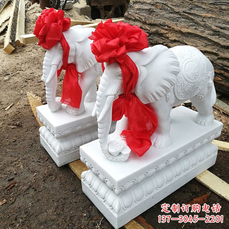 太原现代石雕大象