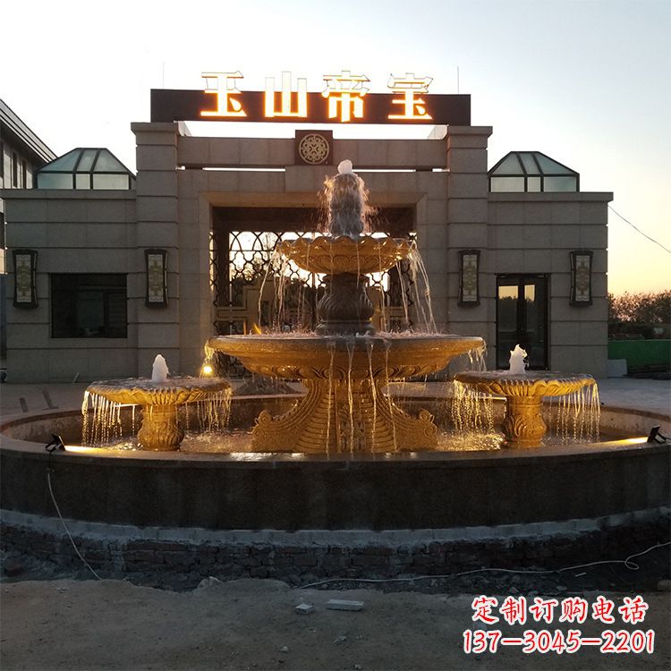 太原小区广场欧式水景石雕喷泉