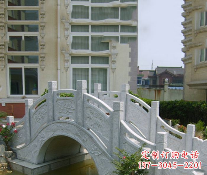 太原小区景观大理石拱桥 (2)