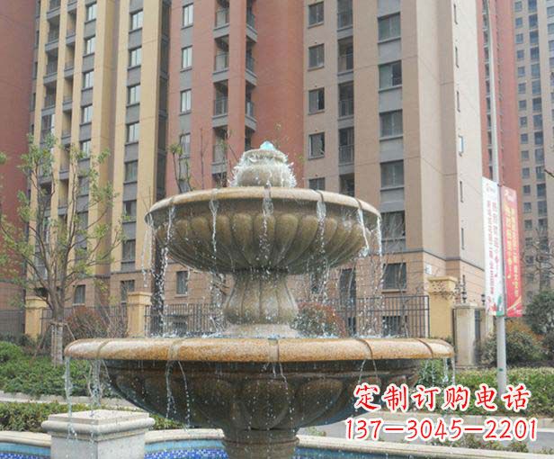 太原小区景观大理石喷泉石雕