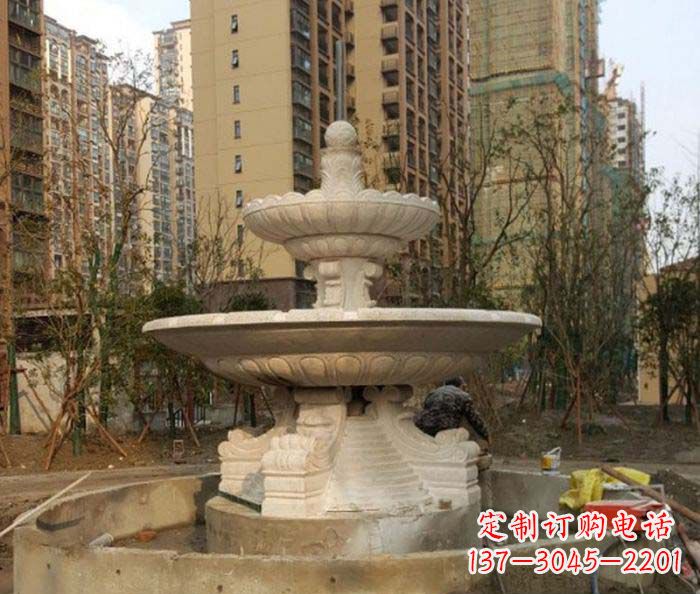 太原小区景观大型喷泉石雕 (3)