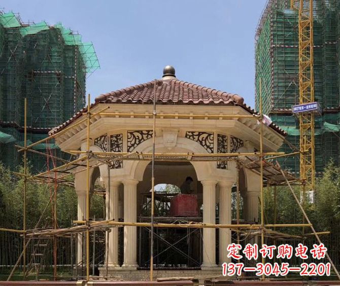 太原小区景观欧式凉亭石雕