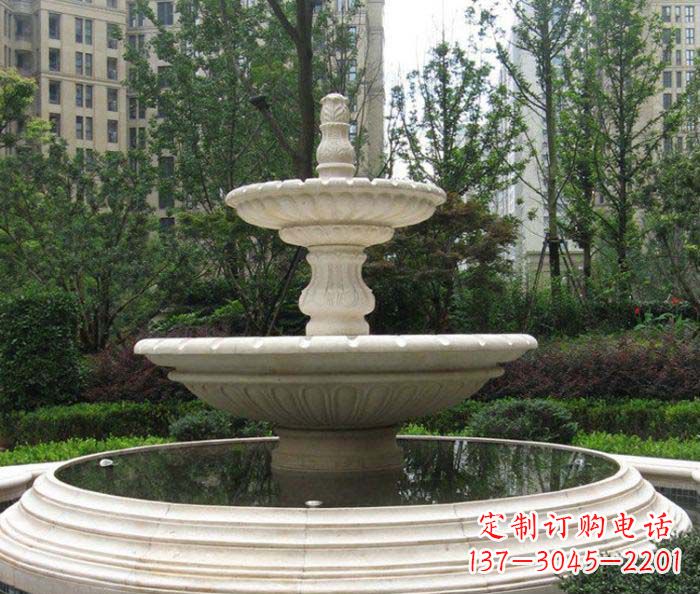 太原小区景观欧式喷泉石雕 (2)