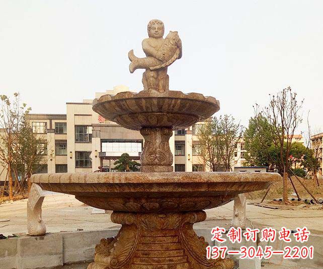 太原小区景观欧式喷泉石雕