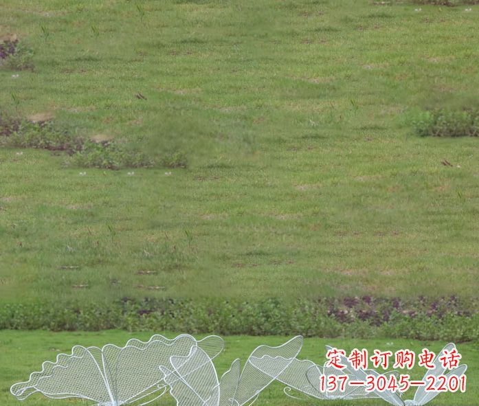 太原小区镂空蝴蝶不锈钢摆件雕塑