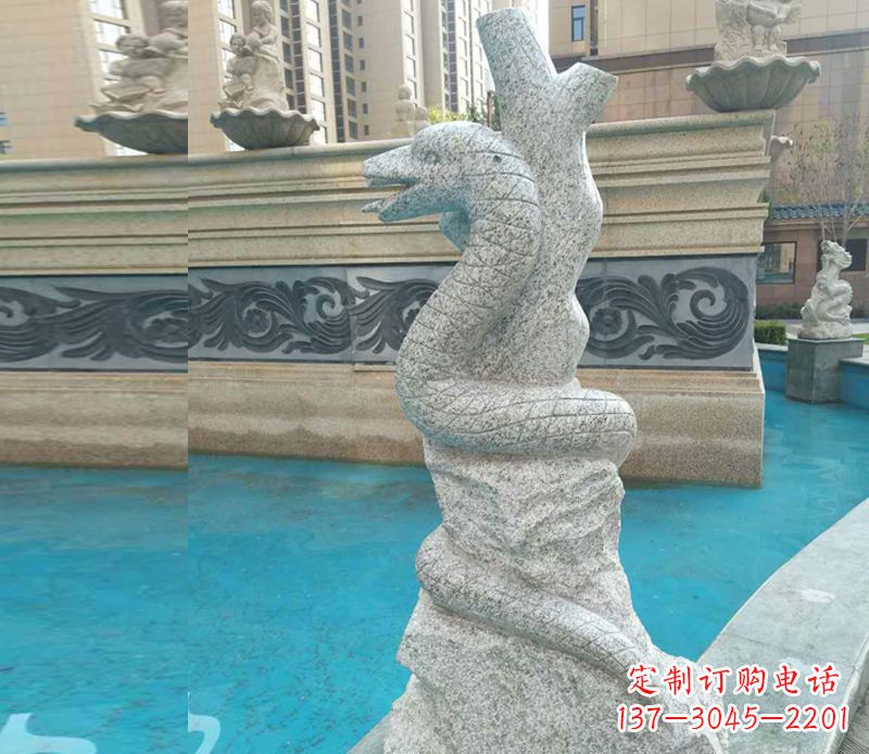 太原小区十二生肖雕塑动物石雕