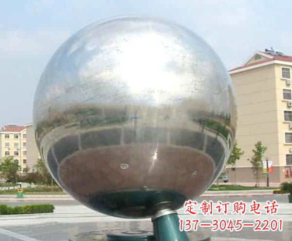 太原校园不锈钢抽象地球仪雕塑