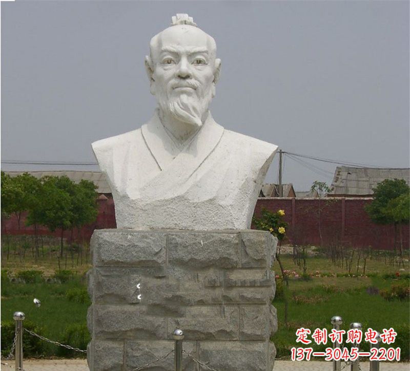 太原校园大理石张衡雕塑