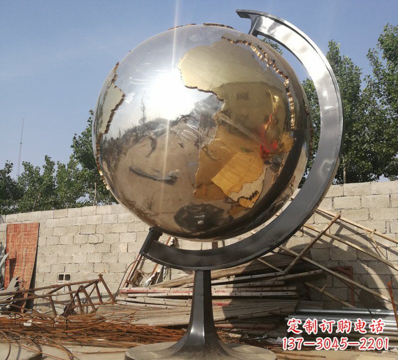 太原校园地球仪雕塑