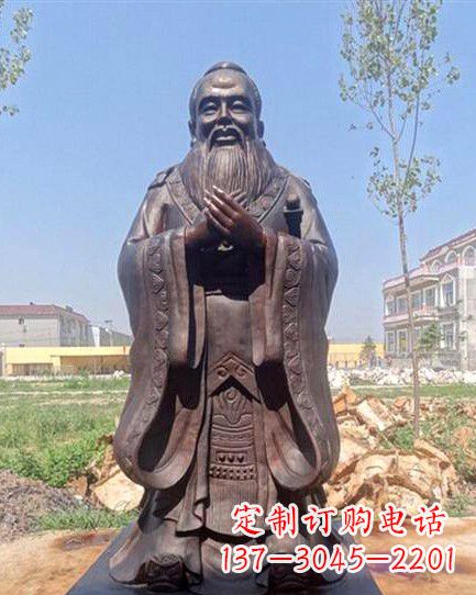 太原校园孔子雕像 (2)