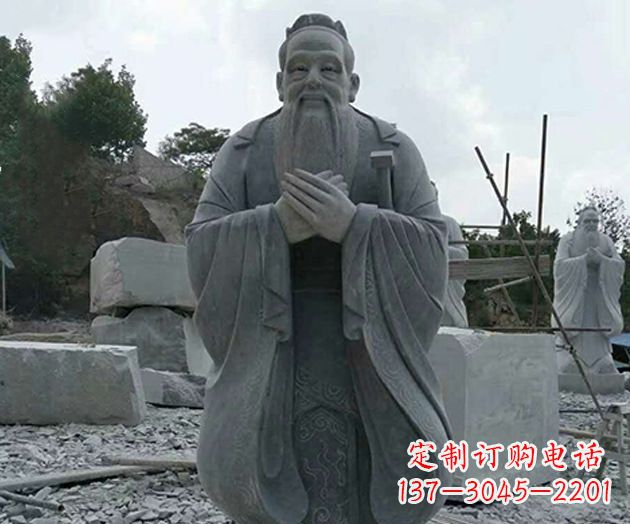 太原校园孔子人物石雕