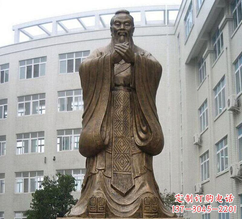 太原校园孔子铜雕222