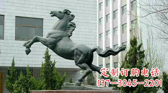 太原校园龙马精神铜雕